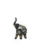 Inart Decorative Elephant Polyresin 16x7x23cm 1pcs