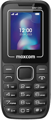 MaxCom MM135 Light Dual SIM Mobile Phone with Buttons Blue