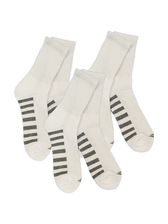 Sofsole Friction Performance Γυναικείες Κάλτσες με Σχέδια Λευκές 3Pack Sofsole Friction Performance Γυναικείες Κάλτσες με Σχέδια Λευκές 3Pack