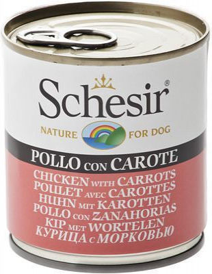 Schesir Wet Food Dogs in Cans with Chicken 16x285gr