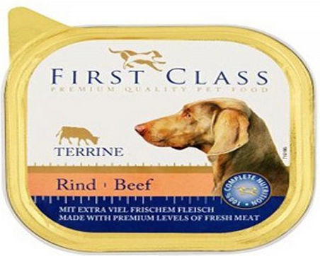 First Class Hrana Umedă Pentru Câini în Tăviță cu Iepure 18x300gr