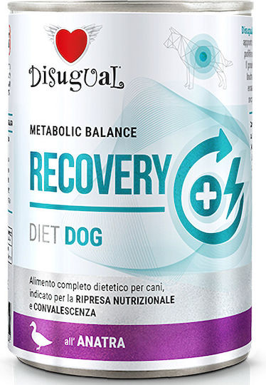 Disugual METABOLIC BALANCE RECOVERY Wet Food Dogs in Cans with Duck 400gr