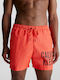 Calvin Klein Herren Badebekleidung Shorts Orange