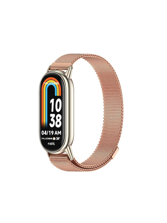 Strap Stainless Steel Rose Gold (Smart Band 8)