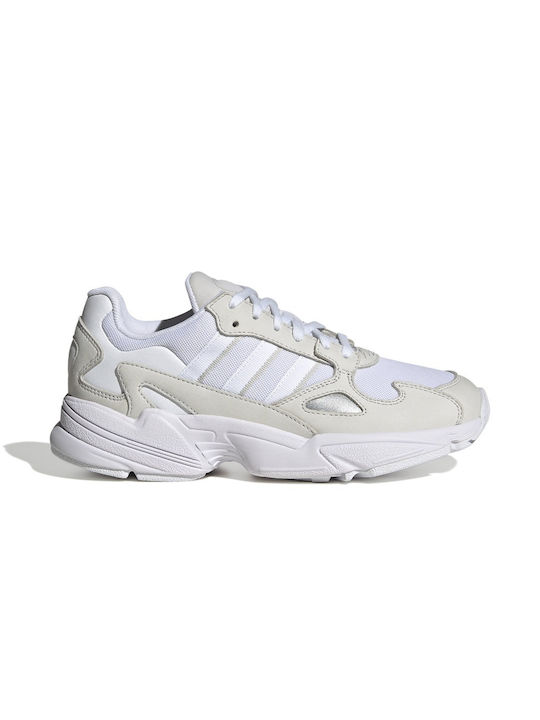 Adidas Falcon Γυναικεία Chunky Sneakers Cloud White / Grey One