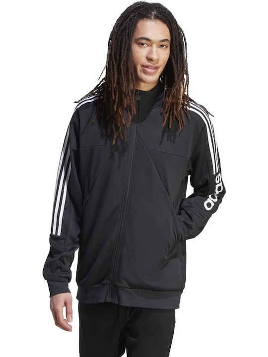 adidas Track Top Ανδρική Ζακέτα Track Jacket Μαύρη