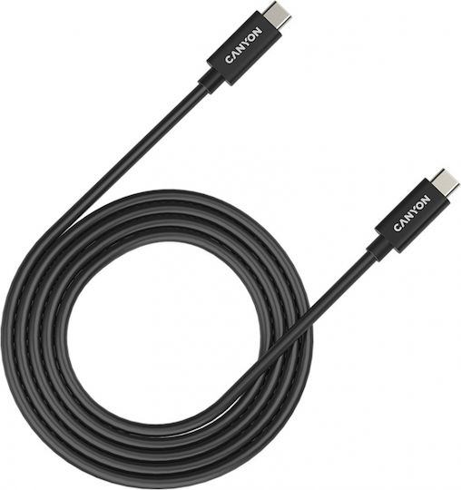 Canyon USB 2.0 Kabel USB-C männlich - USB-C 240W PD Schwarz 2m