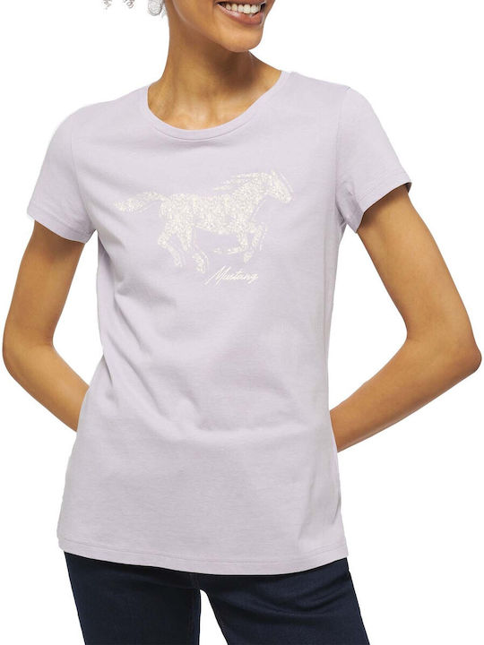 Mustang Women's T-shirt Lilacc
