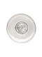 Savvas Design Platou Decorativ Rotundă Din argint Argintiu 1buc 12x12x1buc