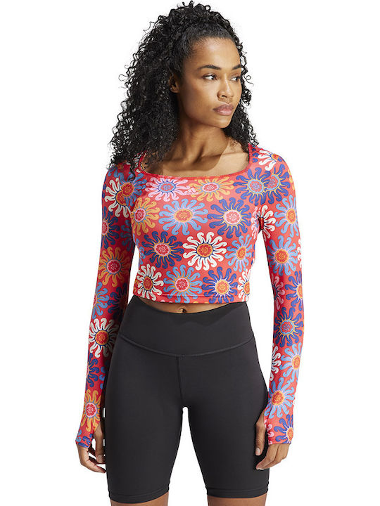 adidas Farm Crop Bluse Rosa