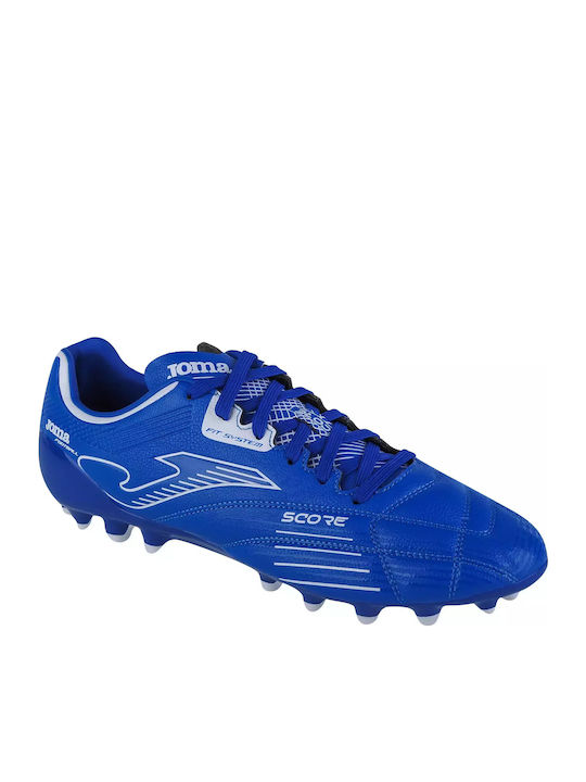 Joma Score Ποδοσφαιρικά Παπούτσια με Τάπες AG Μπλε