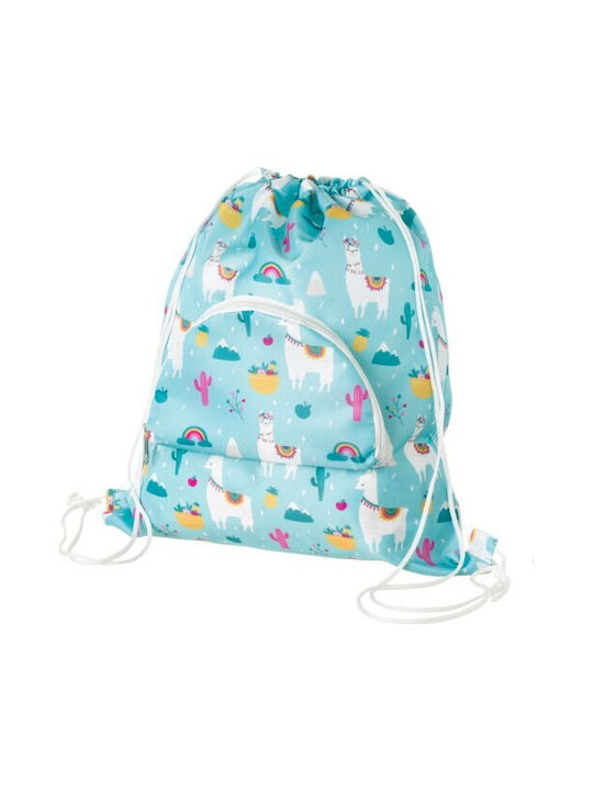 Kids Bag Pouch Bag Blue 34cmcm