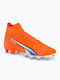 Puma Ultra Pro FG/AG Ψηλά Ποδοσφαιρικά Παπούτσια με Τάπες Πορτοκαλί