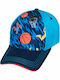 Kids' Hat Jockey Fabric Blue