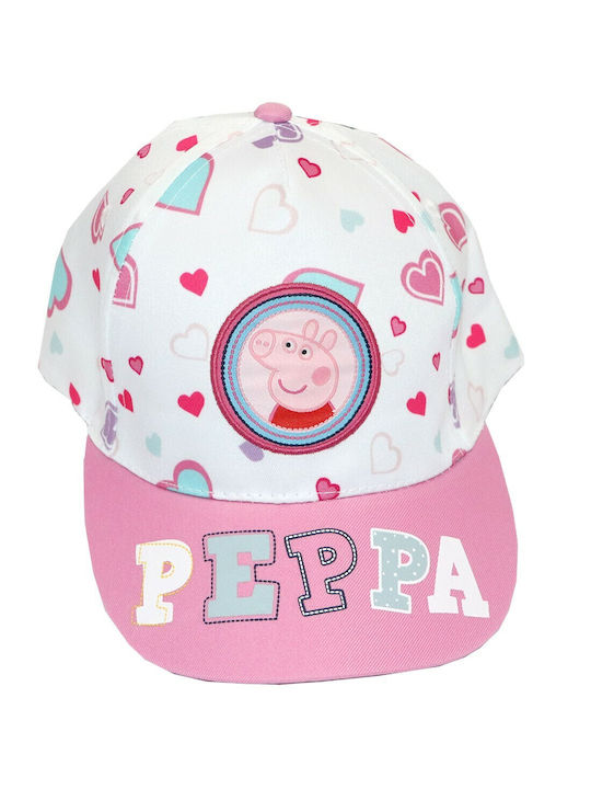 Kids' Hat Jockey Fabric Pink