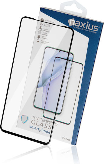 Naxius Top Vollflächig gehärtetes Glas Schwarz (Honor 9X)