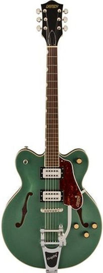 Gretsch G2622T SO Streamliner Електрическа Китара ES с HH Конфигурация на Пикапите Steel Olive