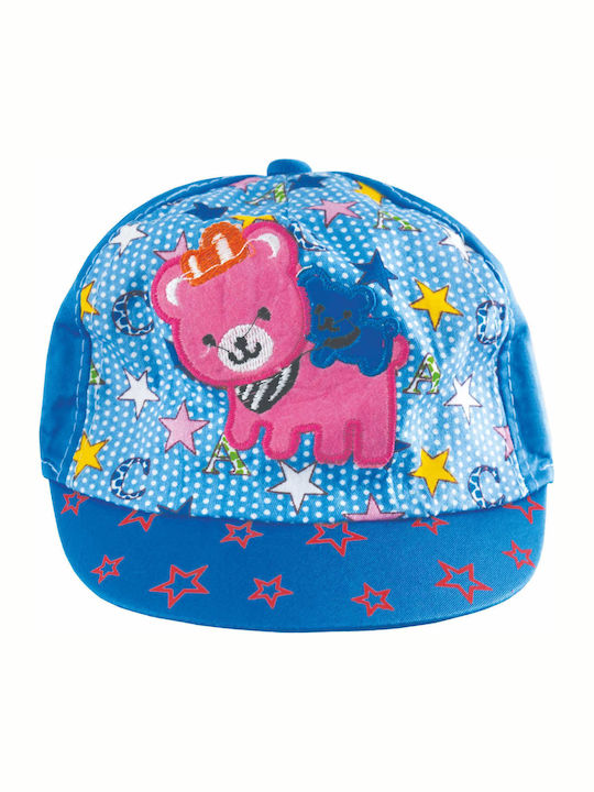 Aria Kids Fabric Cap Blue