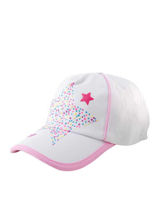 Brims and Trims Kids' Hat Jockey Fabric White