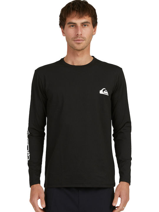 Quiksilver Omni Session UPF 50 Men's Long Sleeve Sun Protection Shirt Black