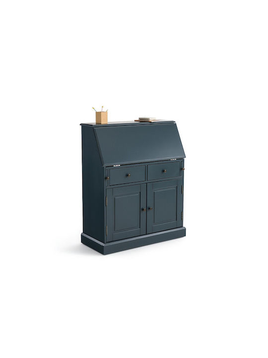 Desk Betta made of Solid Wood Gray 93x40x110cm