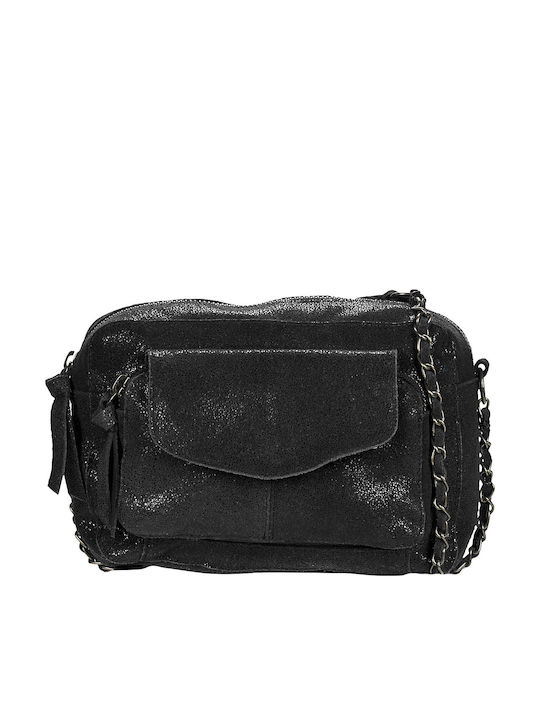 Pieces Leather Women's Bag Shoulder Black