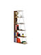 Bookcase Tars Natural Oak 65x24x146cm