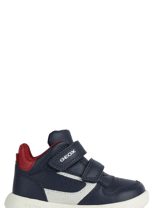 Geox Kids Sneakers High with Straps Navy Blue