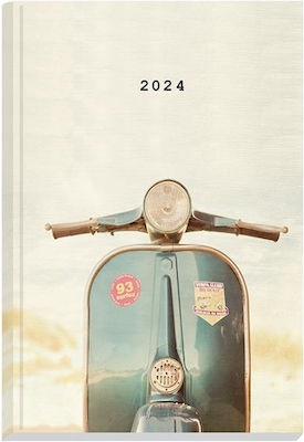 Next Ημερήσια Ατζέντα 2024 Gallery Vespa 14x21cm