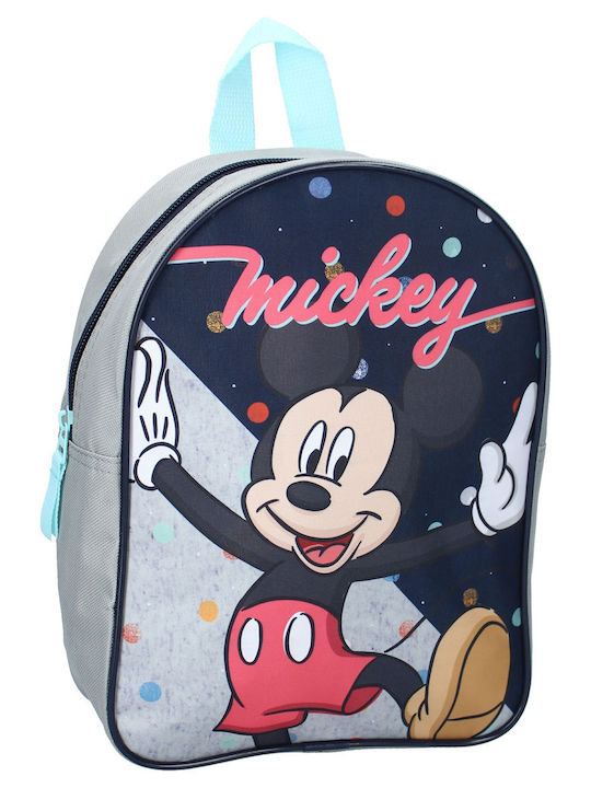 Disney Mickey Σχολική Τσάντα Πλάτης Νηπιαγωγείου Πολύχρωμη