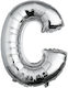 Ballon Folie Buchstabe Silber 40cm