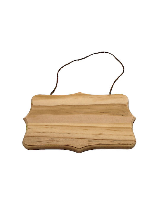 Wooden Wall Hanging Decor 20x12cm