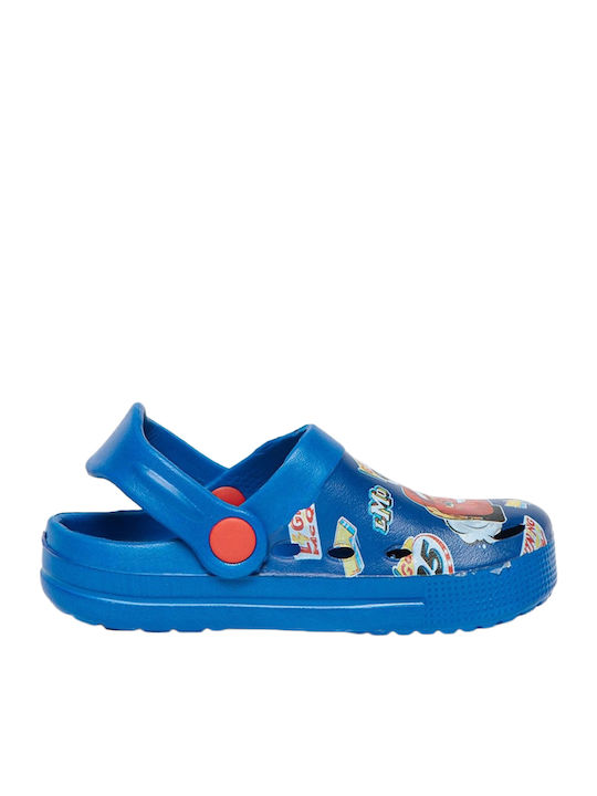 Disney Kinder Strand-Clogs Blau