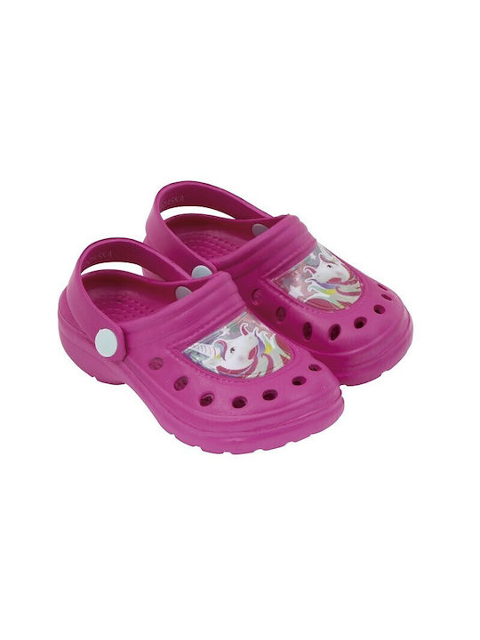 Arditex Children's Beach Clogs Fuchsia