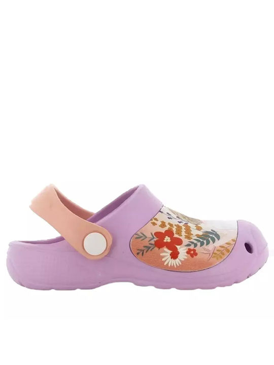 Frozen District Children's Beach Shoes Purple