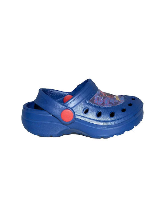 Marvel Comics Children's Beach Clogs Blue