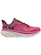 Hoka Clifton 9 Damen Sportschuhe Laufen Rosa