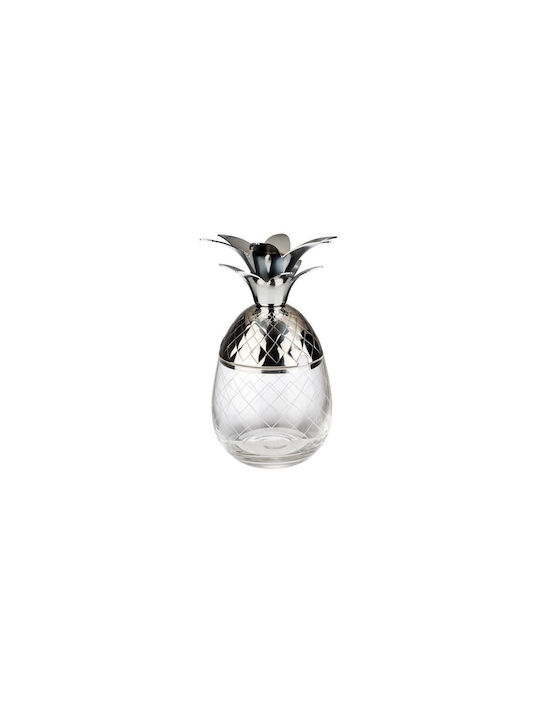 APS Glass Cocktail/Drinking made of Glass in Silver Color 350ml