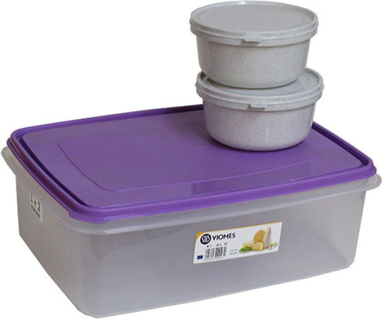 Lunchbox Kunststoff Lila 8000ml 1Stück