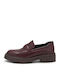 Iridea Women's Moccasins in Burgundy Color