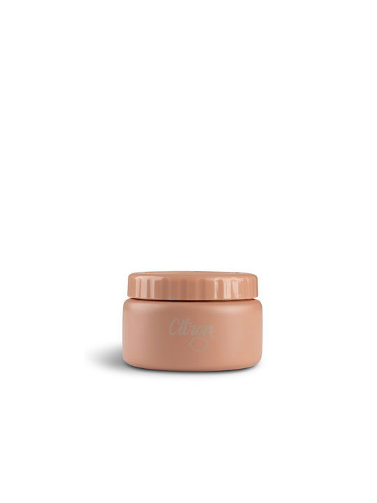 Citron Δοχείο Φαγητού Inox Θερμός Ροζ 250ml