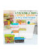 Plastic Lunch Box Brown 6pcs