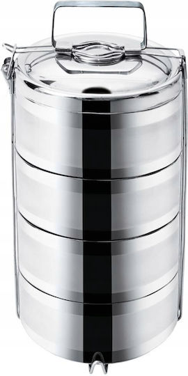 Orion Lunchbox Isolierte Lunchbox Inox Silber 1100ml 1Stück