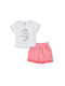 Reflex Kids Set with Shorts Summer 2pcs White