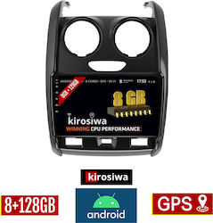 Kirosiwa Ηχοσύστημα Αυτοκινήτου για Dacia Duster (Bluetooth/USB/AUX/GPS) με Οθόνη Αφής 9"