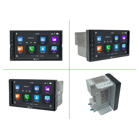 Dynavin Ηχοσύστημα Αυτοκινήτου (Bluetooth/USB/WiFi/GPS/Apple-Carplay/Android-Auto) με Οθόνη Αφής 7"