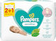 Pampers Sensitive Baby Wipes without Parabens 3x52pcs