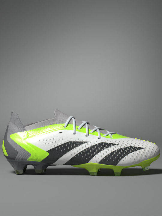 Adidas Accuracy.1 FG Scăzut Pantofi de fotbal cu clești Cloud White / Core Black / Lucid Lemon