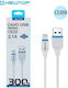 Newtop CU09 USB-A to Lightning Cable White 3m (CU09-300L)