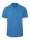 Polo Kurzarmbluse Blau